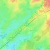 Topografische kaart L'Étang de Nouhant, hoogte, reliëf