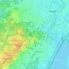 Topografische kaart Huizerhoogt, hoogte, reliëf