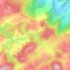 Topografische kaart Rigols, hoogte, reliëf