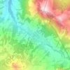 Topografische kaart Sörenberg, hoogte, reliëf