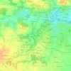 Topografische kaart Le Séquer Névez, hoogte, reliëf