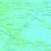 Topografische kaart Udaiyalur, hoogte, reliëf