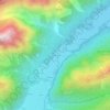 Topografische kaart Reindlau, hoogte, reliëf
