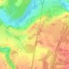 Topografische kaart La Gagneraye, hoogte, reliëf