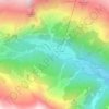 Topografische kaart Ripa, hoogte, reliëf