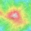 Topografische kaart Hohe Salve, hoogte, reliëf