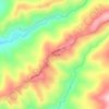 Topografische kaart Cold Springs, hoogte, reliëf