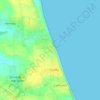 Topografische kaart Newport, hoogte, reliëf