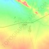 Topografische kaart Pofadder, hoogte, reliëf