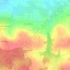 Topografische kaart La Cofarie, hoogte, reliëf