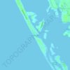 Topografische kaart Englewood Beach, hoogte, reliëf