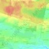 Topografische kaart La Jumelière, hoogte, reliëf
