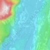 Topografische kaart Pietramurata, hoogte, reliëf