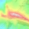 Topografische kaart Bernia, hoogte, reliëf