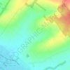 Topografische kaart Les Boreaux, hoogte, reliëf