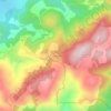 Topografische kaart U Tipponu, hoogte, reliëf