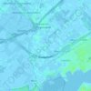 Topografische kaart Oudedorp, hoogte, reliëf