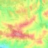 Topografische kaart Casal da Galharda, hoogte, reliëf