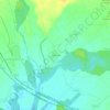 Topografische kaart Villarroañe, hoogte, reliëf