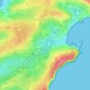 Topografische kaart Penfrat, hoogte, reliëf