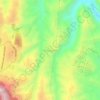 Topografische kaart Lechuguillas, hoogte, reliëf