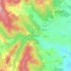 Topografische kaart Ponte Agli Stolli, hoogte, reliëf
