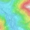 Topografische kaart Frazione Mazonì, hoogte, reliëf