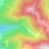 Topografische kaart Volpara, hoogte, reliëf