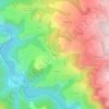 Topografische kaart Vergues, hoogte, reliëf