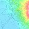Topografische kaart Vamvakofyto, hoogte, reliëf