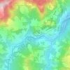 Topografische kaart Riola, hoogte, reliëf