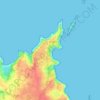 Topografische kaart Port Mer, hoogte, reliëf