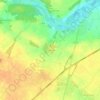 Topografische kaart Les Charmilles, hoogte, reliëf