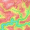 Topografische kaart Mormont, hoogte, reliëf