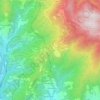 Topografische kaart Signorino, hoogte, reliëf