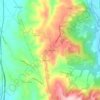Topografische kaart San Cristoforo, hoogte, reliëf