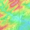 Topografische kaart Baillonville, hoogte, reliëf
