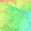 Topografische kaart Borgaretto, hoogte, reliëf