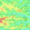 Topografische kaart Geierseck, hoogte, reliëf