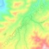 Topografische kaart Tamassint, hoogte, reliëf