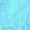 Topografische kaart Hörne, hoogte, reliëf