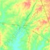 Topografische kaart Jackson, hoogte, reliëf