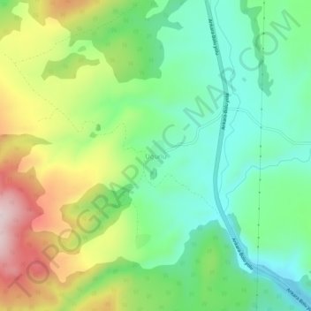 Topografische kaart Uğurlu, hoogte, reliëf