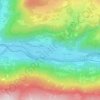Topografische kaart Obervintl, hoogte, reliëf