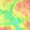 Topografische kaart La Moisandière, hoogte, reliëf