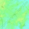 Topografische kaart Faverolles, hoogte, reliëf
