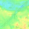 Topografische kaart Russellville, hoogte, reliëf