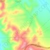 Topografische kaart La Gasca, hoogte, reliëf