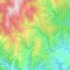 Topografische kaart Inuri, hoogte, reliëf