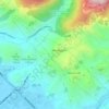 Topografische kaart Buca seconda di Monteggiori, hoogte, reliëf